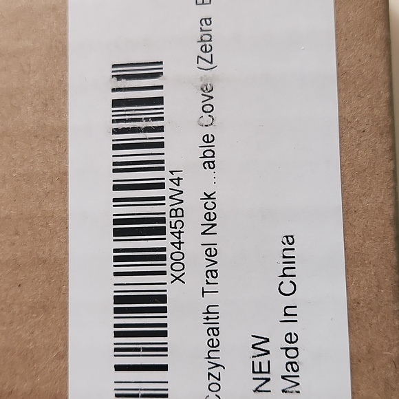 Cozyhealth Small Travel Neck Pillow for While Sleeping on Airplane Memory Foam - Picture 4 of 9